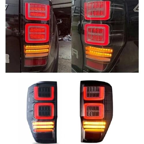 High Quality Rear Brake Lamps Led Tail Addtional Storb Turn Signal Lights Fit For Ford Ranger T6 T7 T8 Wildtrak Xl Tail Lights