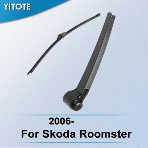 YITOTE Rear Wiper & Arm for Skoda Roomster 2006 2007 2008 2009 2010 2011 2012 2013 2014 2015 2016 2017