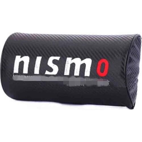 1pc microfiber leather carbon fiber grain Headrest decoration cover for NISSAN QASHQAI X-TRAIL Murano Tiida Kicks Altima Sunny