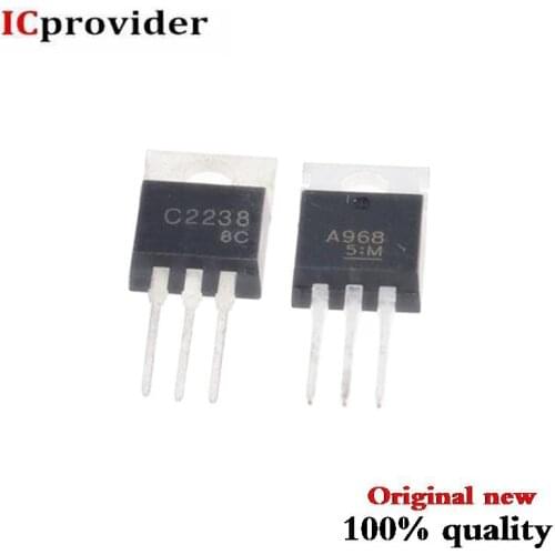 10pcs/lot 2SA968 2SC2238 5pcs 2SA968 5pcs 2SC2238 A968 C2238 Best quality IC