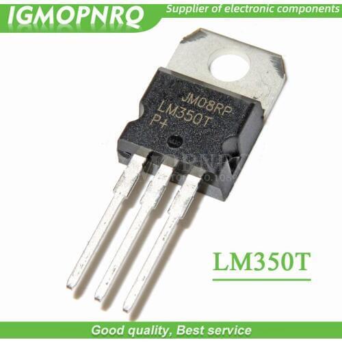 100pcs/lot LM350T LM350 TO-220 IC 3a adjustable three-terminal regulator New Original