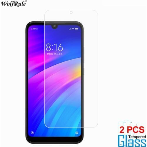 2Pcs Glass For Xiaomi Redmi 8A 8 7A Note 8 7 Pro Screen Protector Tempered Glass For Xiaomi Redmi 7 Glass Protective Phone Film