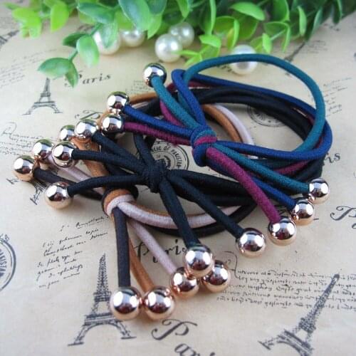 30PCS/LOT Elastic Ponytail Holders Hair Accessories Girl Women Rubber Band hair wear Free shipping