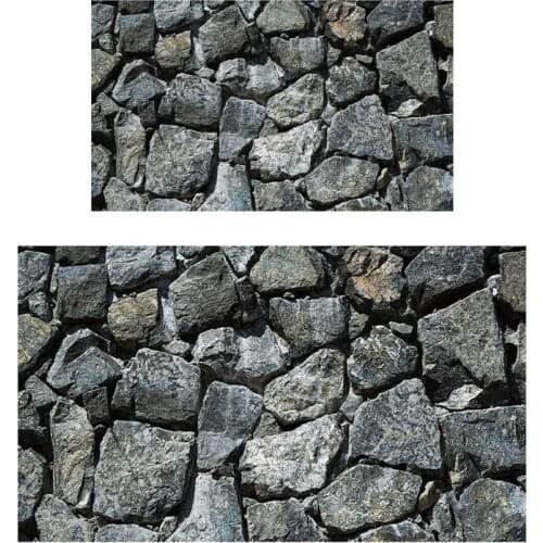 3D Aquarium Rock Stone Sticker Fish Tank Poster Aquarium Background 2 Sizes Self Adhesive Wallpaper Underwater Backdrops