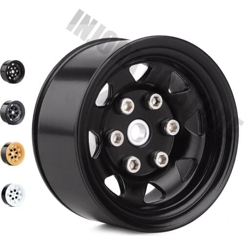 4PCS 1/10 RC Car 1.55" BEADLOCK Wheel Rim for D90 TF2 Tamiya CC01 LC70 MST JIMNY Axial AX90069