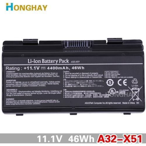 4400mah A32-X51 original Laptop Battery for ASUS X51 A32-T12 T12J XT12 X58 X51RL X51H X51L X51R X58C