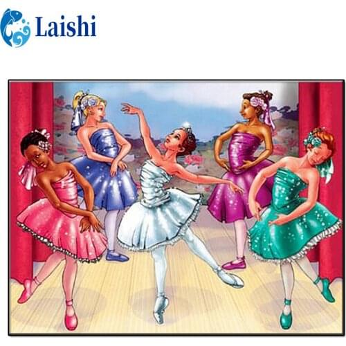 5D Abstract graffiti dancing girl diamond painting full round square drill cross stitch DIY diamond embroidery mosaic home decor