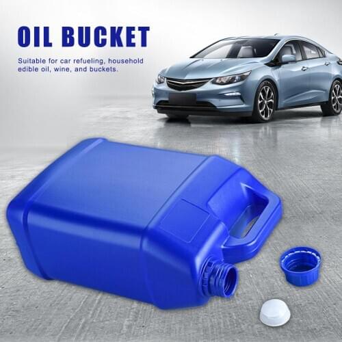 5L Portable Fuel Tank Plastic Gasoline Container Gasoline Oil Barrel Car Jerry Can Petrol Cans Gas Cans Tanks Canister