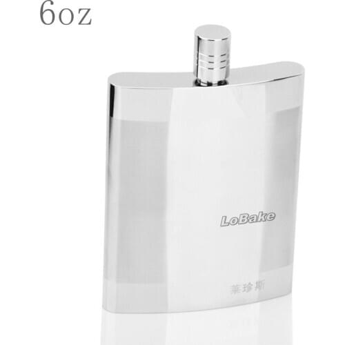 6oz curved granulation surface style stainless steel flask hip flasks wine bottle flask for alcohol drinking accessories
