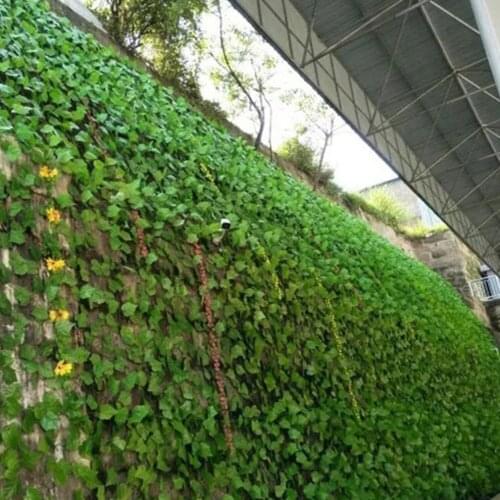 60pcs Leaf 12 piece 2.1M Home Decor Artificial Ivy Leaf Garland Plants Vine Fake Foliage Flowers Creeper Green Ivy Wreath