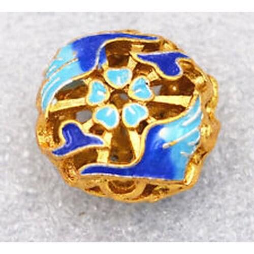 17x17x9mm cloisonne Amulet Jewelry accessories gifts # 10