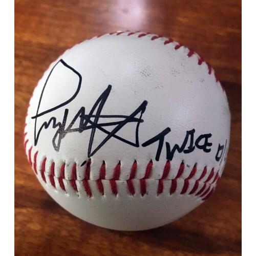 Hand signed TWICE Mina autographed baseball limited rare K-POP 072019