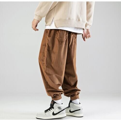 New Mens Harem Pants Streetwear Hip Hop Man Jogging Pants Casual Elastic Waist Sweatpants Male Big Size Loose New Trousers 5XL