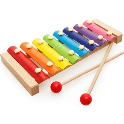 Baby Kid Musical Toys Xylophone Wooden Instrument Gift Children Wisdom Developmenting Educational Toy