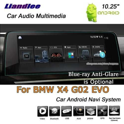 For BMW X4 G02 EVO 2018 2019 Car Android 10.0 Player Multimedia System Carplay Androidauto GPS Navigation HD Screen