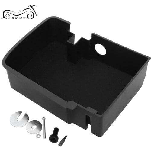 For Harley 2014-2019 Electra Street Glide Road King CVO FLHR FLHT FLHX Black Right Side Saddlebag Tray Organizer Kit