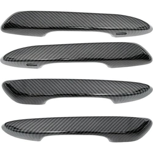 For Lexus Es Es200 260 300H Door Handle Trims Carbon Fibe Decorative Interior Mouldings Accessories 2018-2020