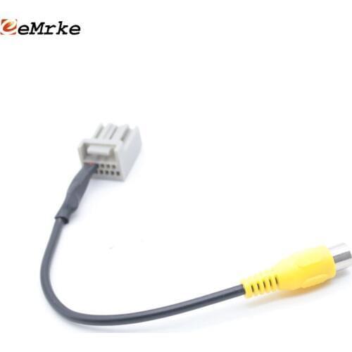 EEMRKE Car Rearview Camera Adapter Connector Wire for Honda Accord 2018 Tenth Gen. Upgrade Screen Display Video Input RCA Cable