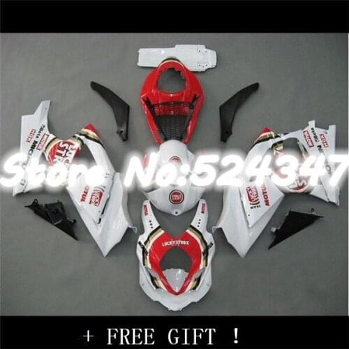 Hey-Fairing For A GSX-R1000 K7 07 08 Red White GSX R1000 GSXR 1000 NEW K7 07-08 GSXR1000 2007 2008 Body for SUZUKI