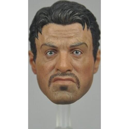 1/6 scale figure doll accessories American soldier Mercenary Barney Ross head sculpt for 12" Action figure doll 20A0004