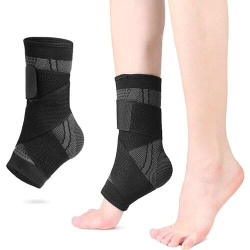 Ankle Brace, Compression Ankle Sleeve Support for Women and Men Sprained Ankle, Pain Relief, Recovery, Running, Exercise