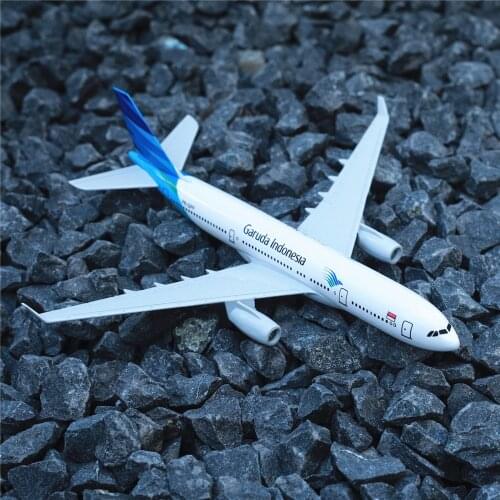 Garuda Indonesia A330 Aircraft Model 6" Metal Airplane Diecast Mini Moto Collection Eduactional Toys for Children