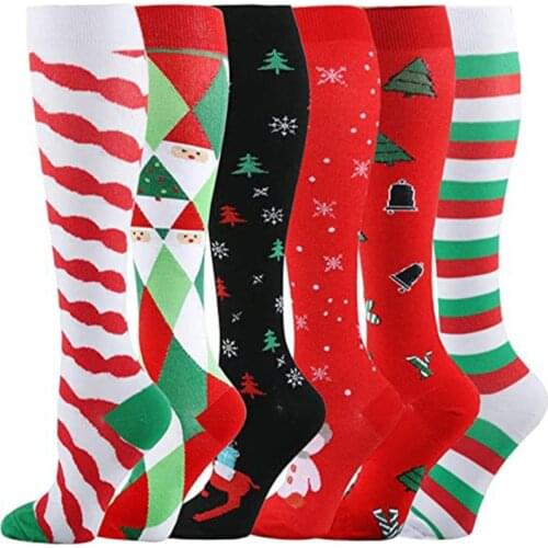 Big Size Cotton Mens Socks Hiphop Harajuku Happy Funny Fox Compression Dress Socks For Male Wedding Christmas Gift