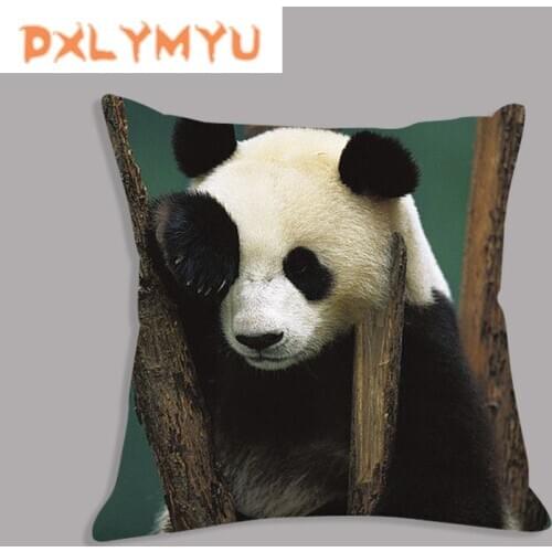 Cute Panda Printed Pillowcase Soft Plush Cushion Decorative Pillow Home Decor Sofa Throw Pillow Dropshipping
