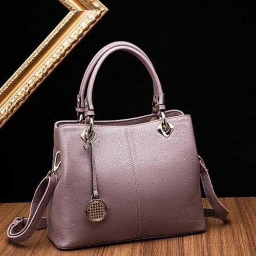 New Simple Fashion Vintage Leather Genuine Leather Handmade High Quality Luxury Handbag Cowhide Versatile Shoulder Bags