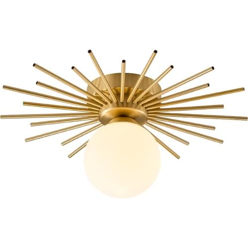 2021 Nordic New Light Luxury Entrance Porch Ceiling Sun Lights LED Aisle lighting Bedroom Home Decoration Lamp