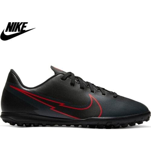 Original Nike Jr Vapor 13 Club Tf Child Black Astroturf Football Shoe AT8177-060