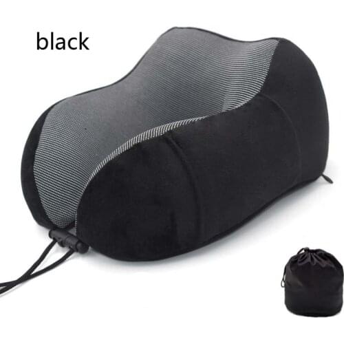 New U Shaped Memory Foam Neck Pillows Soft Slow Rebound Space Travel Pillow Solid Neck Cervical Healthcare Bedding Drop Shopping