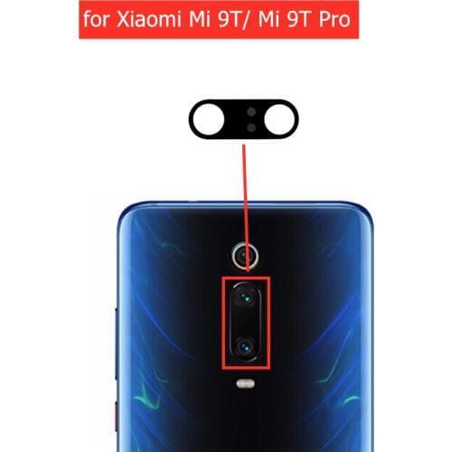 2pcs for Xiaomi Mi 9T/ Mi 9T Pro Camera Glass Lens Back Rear Camera Glass Lens with Glue Replacement Repair Spare Parts