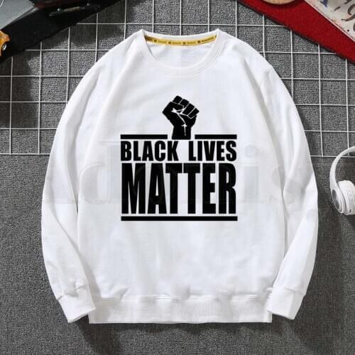 BLM Black Lives Matter Black Power Men Hoodies Sweatshirt Print Clothes Hip-Hop Male Crewneck Hoodies Men Drop Shipping
