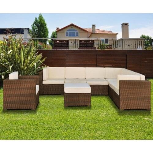Trade Assurance promotion outdoor contemporary wicker deep seating sectional english style sofa