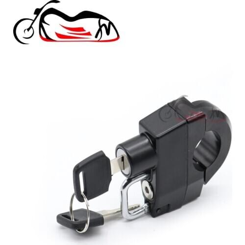 25mm Handlebar Universal Helmet Lock For HONDA VT 400 600 750 1100 1300 C/DC/RS SHADOW VTX 1800 1300 C/R/S/T/F/N/CX