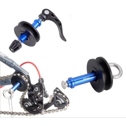 Bicycle Cycling Chain Fixer Holder Roller For Bike Dummy Hub Tensioner Tool