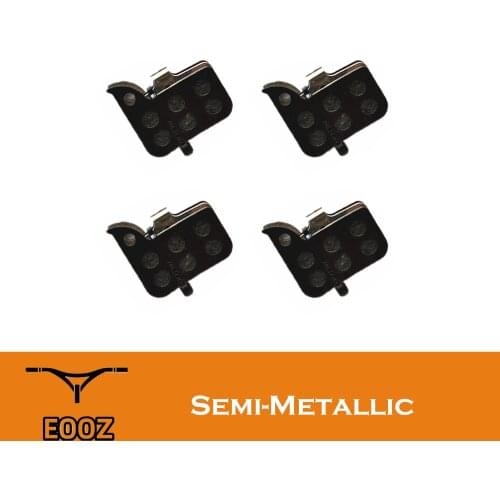 4Pairs Bicycle Semi - Metallic Hydraulic DISC BRAKE PADS FOR SRAM HRD Red Etap, Force 22, CX1, Rival 22, S700 B1 Level ULT / TLM