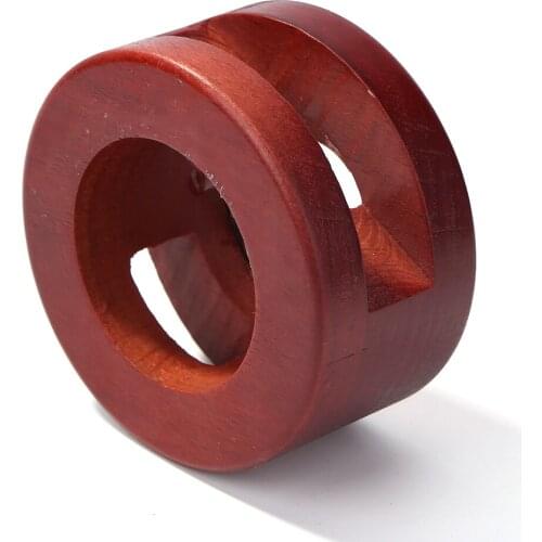 Vintage Wood Handle Wax Seal Birthday Card Fire Painting Melting Furnace Retro Envelope for Wax Sealing Decorative Craft