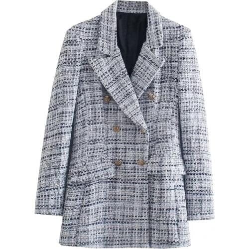 Женские твидовые пиджаки WENWENHOUSE China At AliExpress
