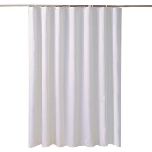 Shower Curtain Hotel Heavy Weight Shower Curtain Waterproof and Mildew Free Bath Curtains White Shower Curtains H99F