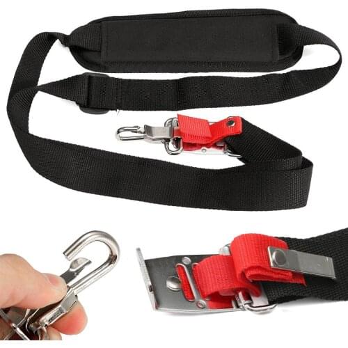 1pc Strimmer Brushcutter Adjustable Quick Release Harness Shoulder Strap Black accessories