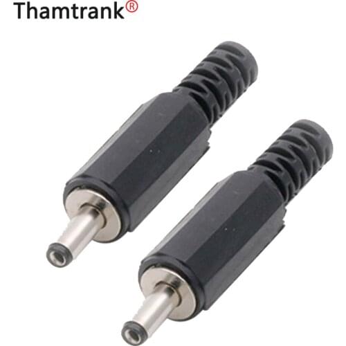 10pcs High quality DC Connector3.5*1.35 mm Power Terminal DC Power Conector 1.35*3.5 Male Plug Adapter
