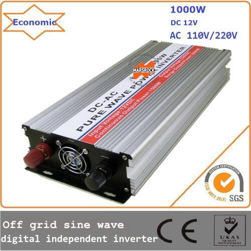 1000w 12/24Vdc 110/220Vac 50/60Hz off grid sine wave inverter, digital independent inverter with high quality,economic price