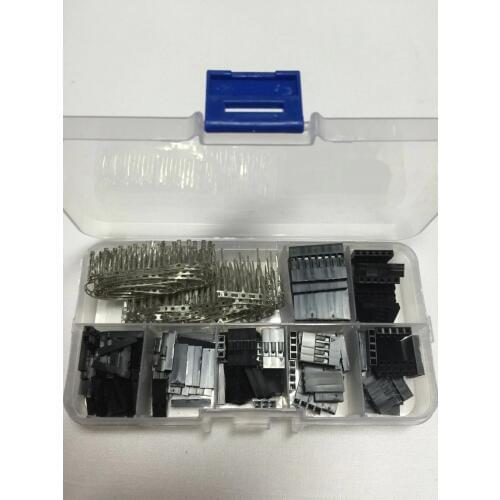340pcs/lot 2.54mm Plastic Dupont Jumper Wire Kit With Box 1P 2P 3P 4P 5P 2*3P 2*4P Wire Plug Cable Housing Female Pin Connector