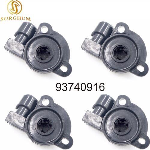 4PCS Throttle Position Sensor TPS SENSOR 93740916 For CHEVROLET DAEWOO 1998-2005 ADG07202 93740914 550400 83111