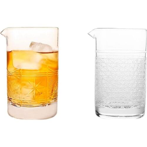 Free Shipping Cocktail Mixing Glass/Bar Mixing Glass 60ml, Clear Japanese Style [Lead Free]