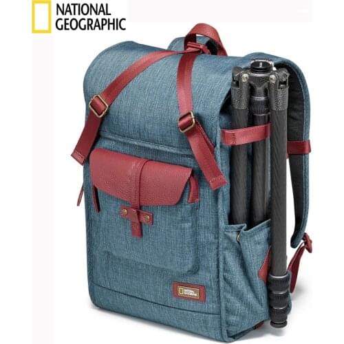 NATIONAL GEOGRAPHIC NG AU5350 DSLR Camera Backpack Laptop Bag with Rain cover Outdoor Travel photo Bag