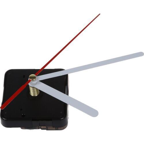 Clock Movement Mechanism with White Hour Minute Red Second Hand DIY Tools Kit