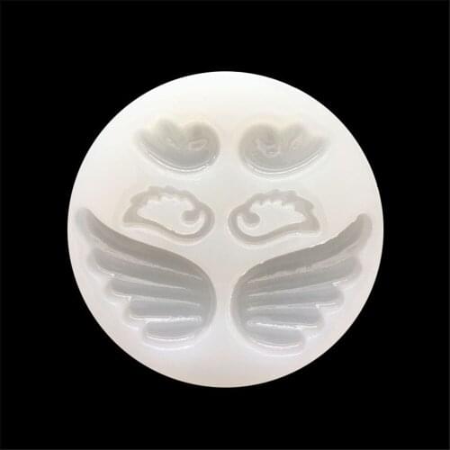 Angel Wings Form Fondant Silicone Soap Cake Mold Cupcake Candy Chocolate Cake Decoration Tool Baking Moulds